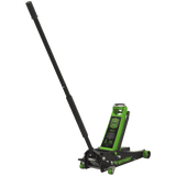 Sealey 3040AG Trolley Jack 3tonne Rocket Lift Green - 3040AG - Sealey Tools UK - Workshop Tool Storage