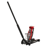 Sealey 3200LEHL Trolley Jack 2/3 Tonne Low Profile/High Lift with Rocket Lift - 3200LEHL - Sealey Tools UK - Workshop Tool Storage