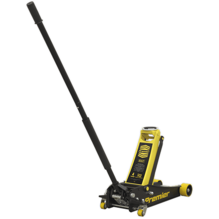 Sealey 4040AY Trolley Jack 4tonne Rocket Lift Yellow - 4040AY - Sealey Tools UK - Workshop Tool Storage