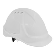 Sealey 502W Safety Helmet - Vented (White) - 502W - Sealey Tools UK - Workshop Tool Storage