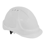 Sealey 502W Safety Helmet - Vented (White) - 502W - Sealey Tools UK - Workshop Tool Storage