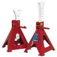 Sealey AAS10000 Axle Stands (Pair) 10tonne Capacity per Stand Auto Rise Ratchet - AAS10000 - Sealey Tools UK - Workshop Tool Storage