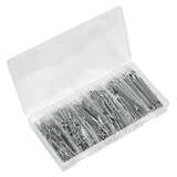 Sealey AB001SP Split Pin Assortment 555pc Small Sizes Imperial & Metric - AB001SP - Sealey Tools UK - Workshop Tool Storage