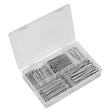 Sealey AB003SP Split Pin Assortment 230pc Large Sizes Imperial & Metric - AB003SP - Sealey Tools UK - Workshop Tool Storage