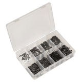Sealey AB012ER E - Clip Retainer Assortment 800pc Metric - AB012ER - Sealey Tools UK - Workshop Tool Storage
