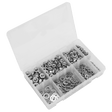 Sealey AB077NW 500pc Stainless Steel Nut and Washer Assortment - M5 - M10 - AB077NW - Sealey Tools UK - Workshop Tool Storage