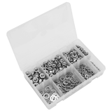 Sealey AB077NW 500pc Stainless Steel Nut and Washer Assortment - M5 - M10 - AB077NW - Sealey Tools UK - Workshop Tool Storage