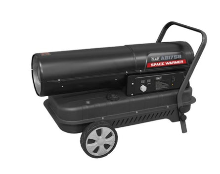 Sealey AB1758 Space Warmer® Kerosene/Diesel Heater 175,000Btu/hr with Wheels - AB1758 - Sealey Tools UK - Workshop Tool Storage
