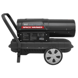 Sealey AB7081 Space Warmer® Paraffin/Kerosene/Diesel Heater 70,000Btu/hr with Wheels - AB7081 - Sealey Tools UK - Workshop Tool Storage