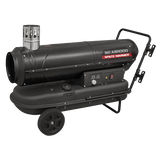 Sealey ABI1000 102,000Btu/hr Indirect Space Warmer® Kerosene/Diesel Heater with Wheels - ABI1000 - Sealey Tools UK - Workshop Tool Storage
