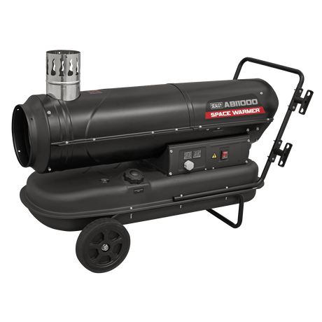 Sealey ABI1000 102,000Btu/hr Indirect Space Warmer® Kerosene/Diesel Heater with Wheels - ABI1000 - Sealey Tools UK - Workshop Tool Storage