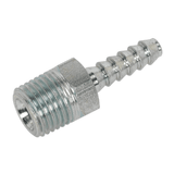 Sealey AC38 Screwed Tailpiece Male 1/4"BSPT - 3/16" Hose Pack of 5 - AC38 - Sealey Tools UK - Workshop Tool Storage