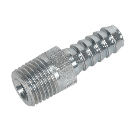 Sealey AC39 Screwed Tailpiece Male 1/4"BSPT - 5/16" Hose Pack of 5 - AC39 - Sealey Tools UK - Workshop Tool Storage