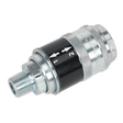 Sealey AC56 Safety Coupling Body Male 1/4"BSPT - AC56 - Sealey Tools UK - Workshop Tool Storage