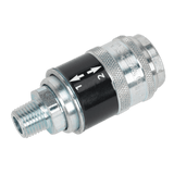 Sealey AC56 Safety Coupling Body Male 1/4"BSPT - AC56 - Sealey Tools UK - Workshop Tool Storage