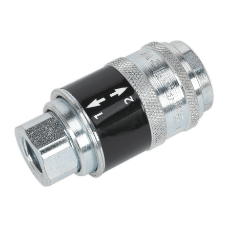 Sealey AC57 Safety Coupling Body Female 1/4"BSP - AC57 - Sealey Tools UK - Workshop Tool Storage