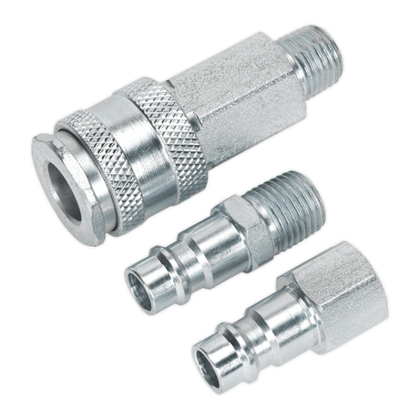 Sealey ACH60 Air Tool Coupling Kit 1/4"BSP High Flow - ACH60 - Sealey Tools UK - Workshop Tool Storage