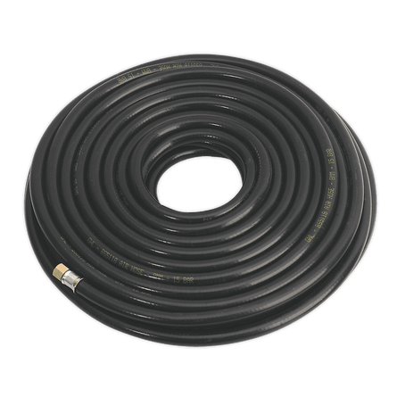 Sealey AH20RX Air Hose 20m x 8mm with 1/4"BSP Unions Heavy - Duty - AH20RX - Sealey Tools UK - Workshop Tool Storage
