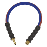 Sealey AH2R Air Leader Hose 600mm x 8mm with Tailpiece & 1/4"BSP Union - AH2R - Sealey Tools UK - Workshop Tool Storage