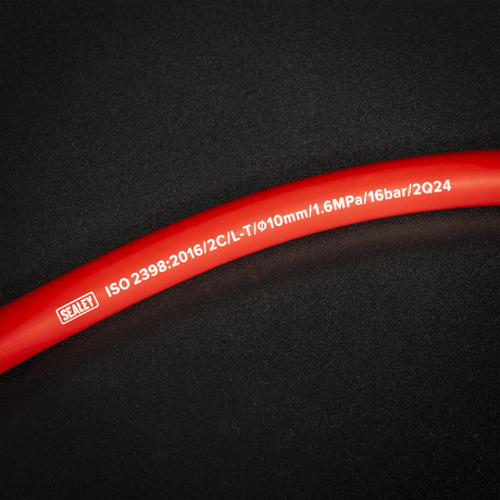 Sealey AHC538 Air Hose 5m x 10mm with 1/4"BSP Unions - AHC538 - Sealey Tools UK - Workshop Tool Storage