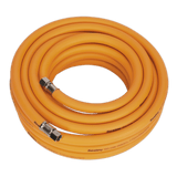 Sealey AHHC1038 Air Hose 10m x 10mm Hybrid High - Visibility with 1/4"BSP Unions - AHHC1038 - Sealey Tools UK - Workshop Tool Storage
