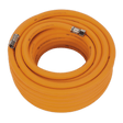 Sealey AHHC1538 Air Hose 15m x 10mm Hybrid High - Visibility with 1/4"BSP Unions - AHHC1538 - Sealey Tools UK - Workshop Tool Storage