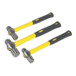 Sealey AK2031 Ball Pein Hammer Set 3pc with Fibreglass Shafts - AK2031 - Sealey Tools UK - Workshop Tool Storage