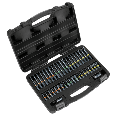 Sealey AK21901 TRX - Star*/Hex/Spline Bit Set Impact 42pc 3/8" & 1/2"Sq Drive - AK21901 - Sealey Tools UK - Workshop Tool Storage
