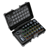 Sealey AK21902 TRX - Star*/Hex/Spline Bit Set Impact 28pc 3/8" & 1/2"Sq Drive - AK21902 - Sealey Tools UK - Workshop Tool Storage