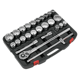 Sealey AK2584 Socket Set 26pc 3/4"Sq Drive 12 - point WallDrive® - AK2584 - Sealey Tools UK - Workshop Tool Storage