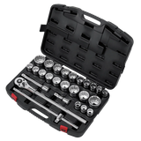 Sealey AK2584 Socket Set 26pc 3/4"Sq Drive 12 - point WallDrive® - AK2584 - Sealey Tools UK - Workshop Tool Storage