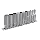 Sealey AK2671 Socket Set 11pc 1/4"Sq Drive Deep WallDrive® Imperial - AK2671 - Sealey Tools UK - Workshop Tool Storage