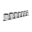 Sealey AK2676 Socket Set 7pc 3/8in Sq Drive Whitworth - SLY-16780 - Sealey Tools UK - Workshop Tool Storage