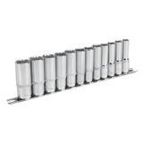 Sealey AK2683 Socket Set 12pc 3/8"Sq Drive 12pt Deep WallDrive® Metric - AK2683 - Sealey Tools UK - Workshop Tool Storage