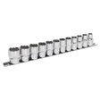 Sealey AK2684 Socket Set 12pc 1/2"Sq Drive 12pt WallDrive® Metric - AK2684 - Sealey Tools UK - Workshop Tool Storage