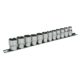 Sealey AK2693 Socket Set 12pc 3/8"Sq Drive WallDrive® Metric - AK2693 - Sealey Tools UK - Workshop Tool Storage