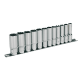 Sealey AK2694 Socket Set 12pc 3/8"Sq Drive 6pt Deep WallDrive® Metric - AK2694 - Sealey Tools UK - Workshop Tool Storage