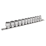 Sealey AK2741 Socket Set 12pc 3/8"Sq Drive Lock - On„¢ 6pt Metric - AK2741 - Sealey Tools UK - Workshop Tool Storage