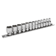 Sealey AK2746 Socket Set 13pc 1/4"Sq Drive Lock - On„¢ 6pt Metric - AK2746 - Sealey Tools UK - Workshop Tool Storage