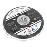 Sealey AK289 Universal Dust - Free Stick - On DA Backing Pad 150mm x 5/16"UNF & M8 - AK289 - Sealey Tools UK - Workshop Tool Storage