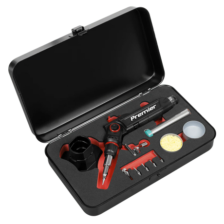 Sealey AK2971 Butane Indexing Soldering Iron Kit 3 - in - 1 - AK2971 - Sealey Tools UK - Workshop Tool Storage