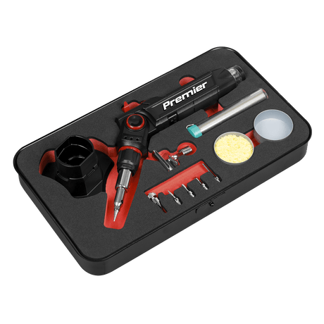 Sealey AK2971 Butane Indexing Soldering Iron Kit 3 - in - 1 - AK2971 - Sealey Tools UK - Workshop Tool Storage