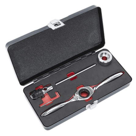 Sealey AK3027 Bi - Directional Ratchet Tap & Die Holder Set 5pc - AK3027 - Sealey Tools UK - Workshop Tool Storage