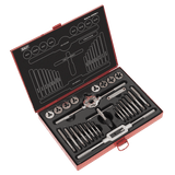 Sealey AK3028 Tap & Die Set 28pc Split Dies Metric - AK3028 - Sealey Tools UK - Workshop Tool Storage