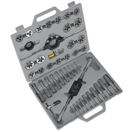 Sealey AK303 45pc Tap & Die Set Split Dies - Metric - AK303 - Sealey Tools UK - Workshop Tool Storage