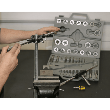 Sealey AK303 45pc Tap & Die Set Split Dies - Metric - AK303 - Sealey Tools UK - Workshop Tool Storage