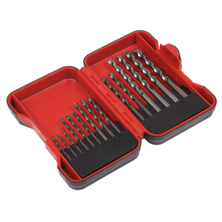 Sealey AK3715M Masonry Drill Bit Set 15pc - AK3715M - Sealey Tools UK - Workshop Tool Storage