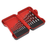 Sealey AK3715W Brad Point Wood Drill Bit Set 15pc - AK3715W - Sealey Tools UK - Workshop Tool Storage