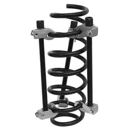 Sealey AK384 Coil Spring Compressor 3pc with Safety Hooks - AK384 - Sealey Tools UK - Workshop Tool Storage