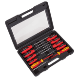 Sealey AK4332 Screwdriver Set 11pc PowerMAX® - AK4332 - Sealey Tools UK - Workshop Tool Storage